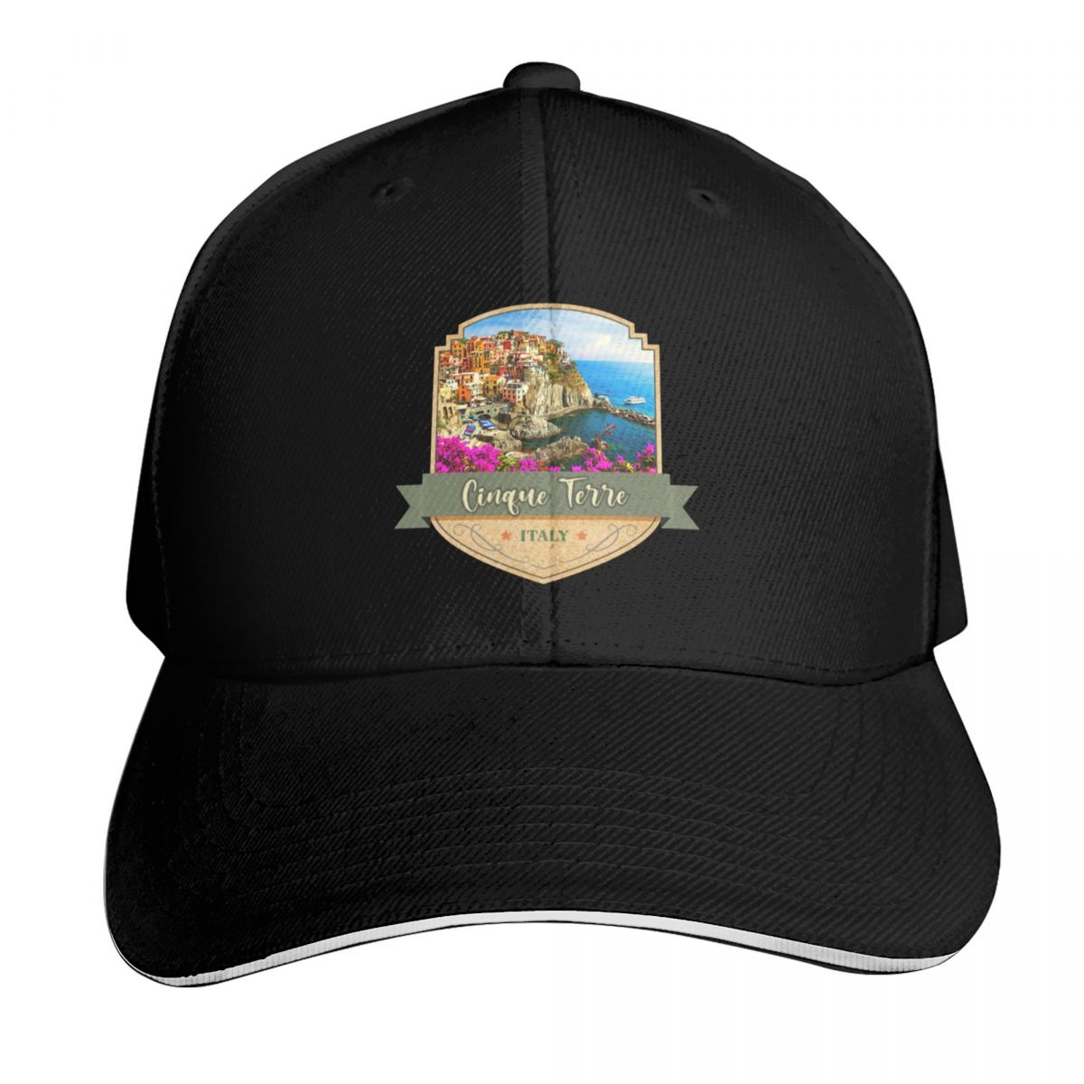 Streetwear Brand Golf - Cinque Terre, Italië Baseballpet Kerstmuts Merk