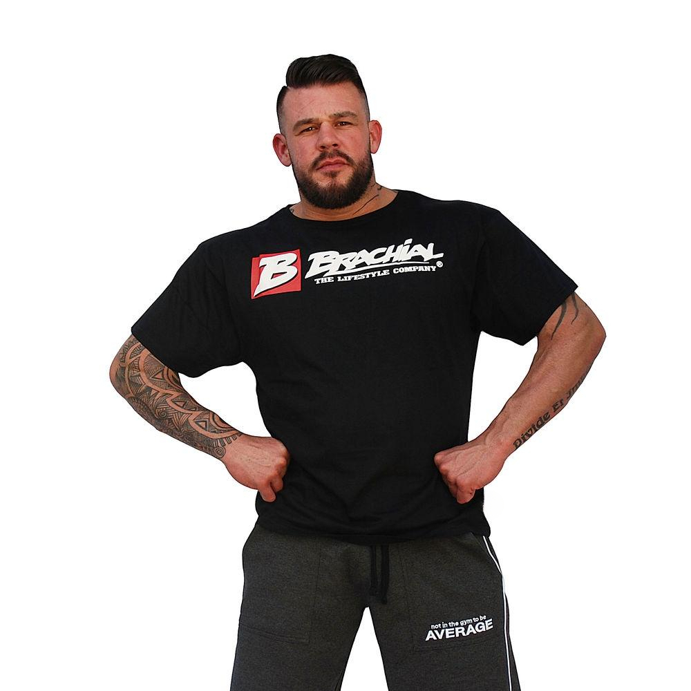 Streetwear Gym Brand - Zwarte stijl witte Brachial GYM Fitness