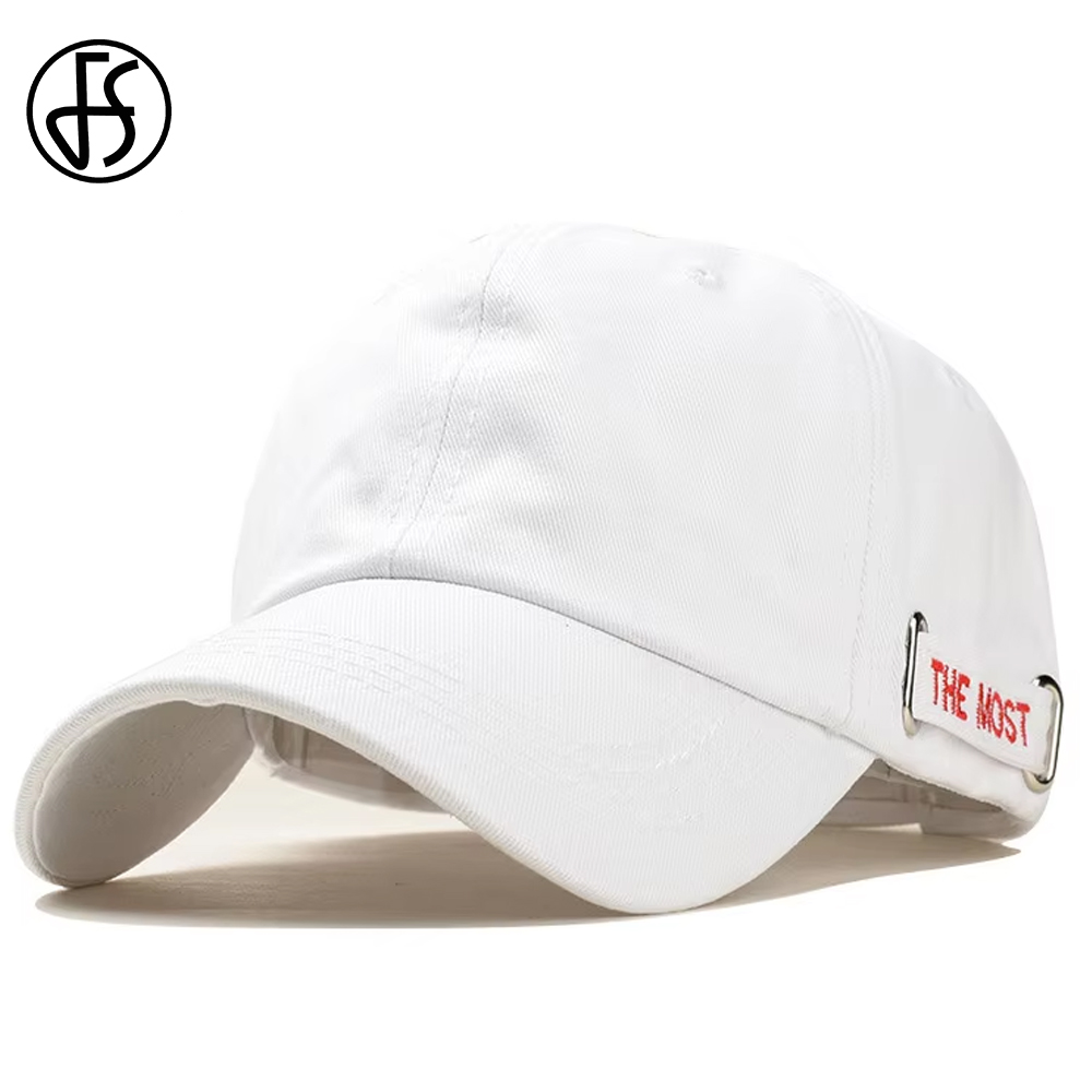 Streetwear Brand Hats - FS Zwart Wit Katoen Streetwear Baseball