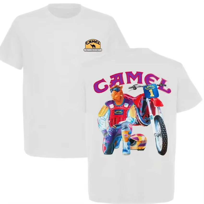 Wit vintage camel off-road mot - Off White Streetwear Brand recensie en prijs