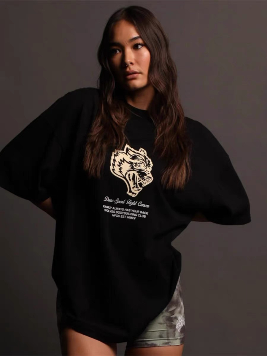 Wit Klassiek Wolf Head GYM Fit - Streetwear Gym Brand recensie en prijs
