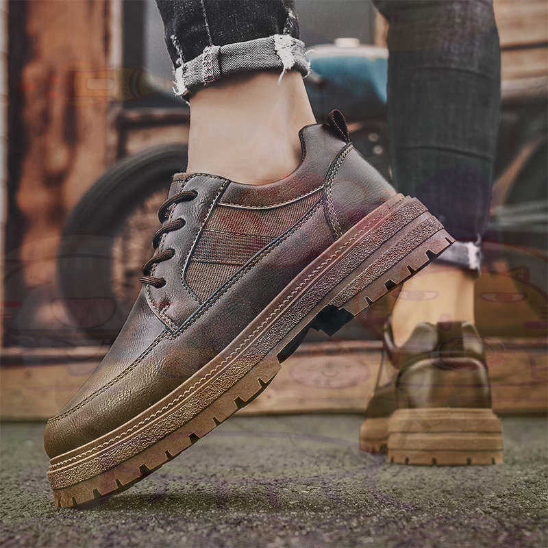 Donker natuurlijk leer Mode-sn - Streetwear Brand Golf recensie en prijs