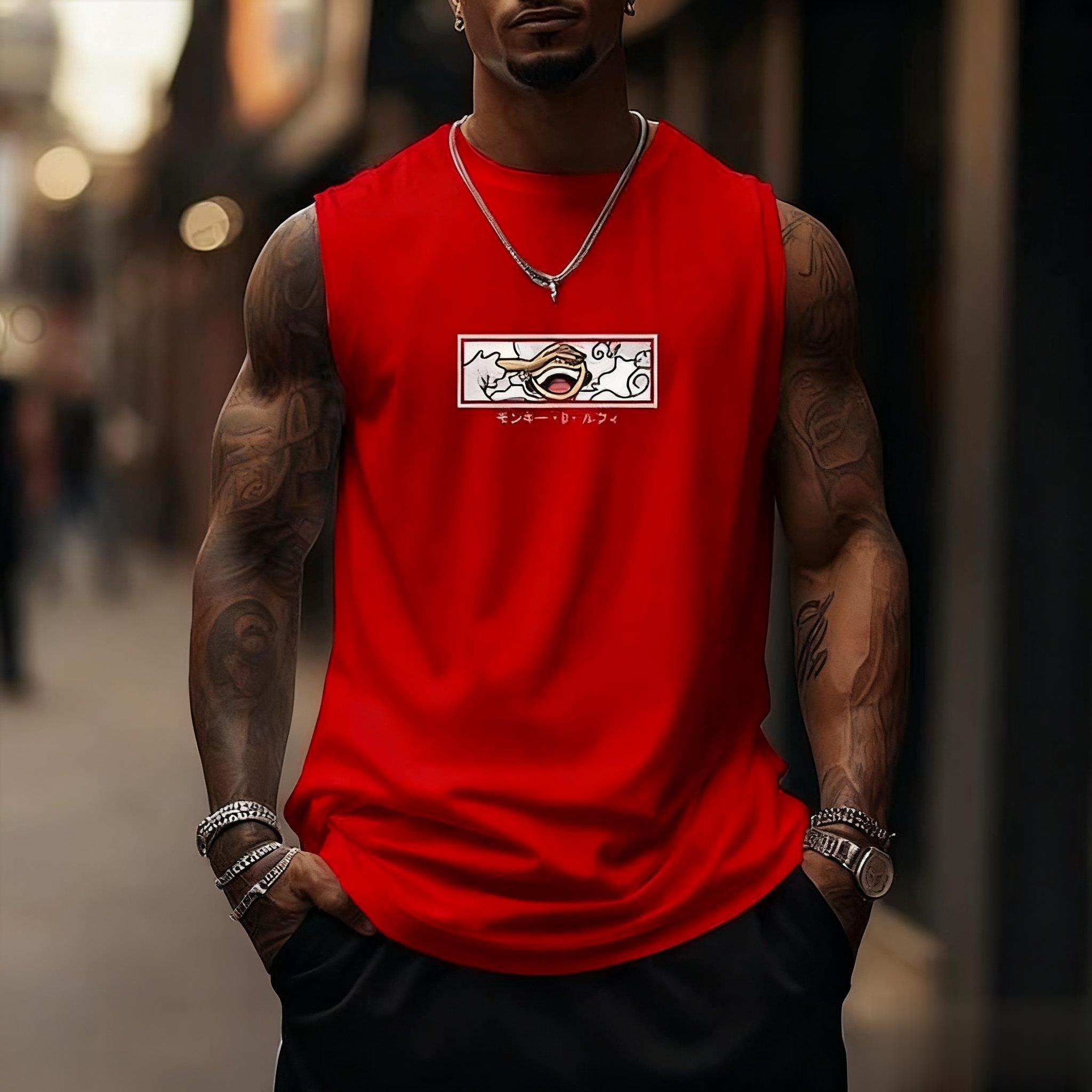 Een Stuk Luffy Gear 5 Tank Top - Streetwear Gym Brand recensie en prijs