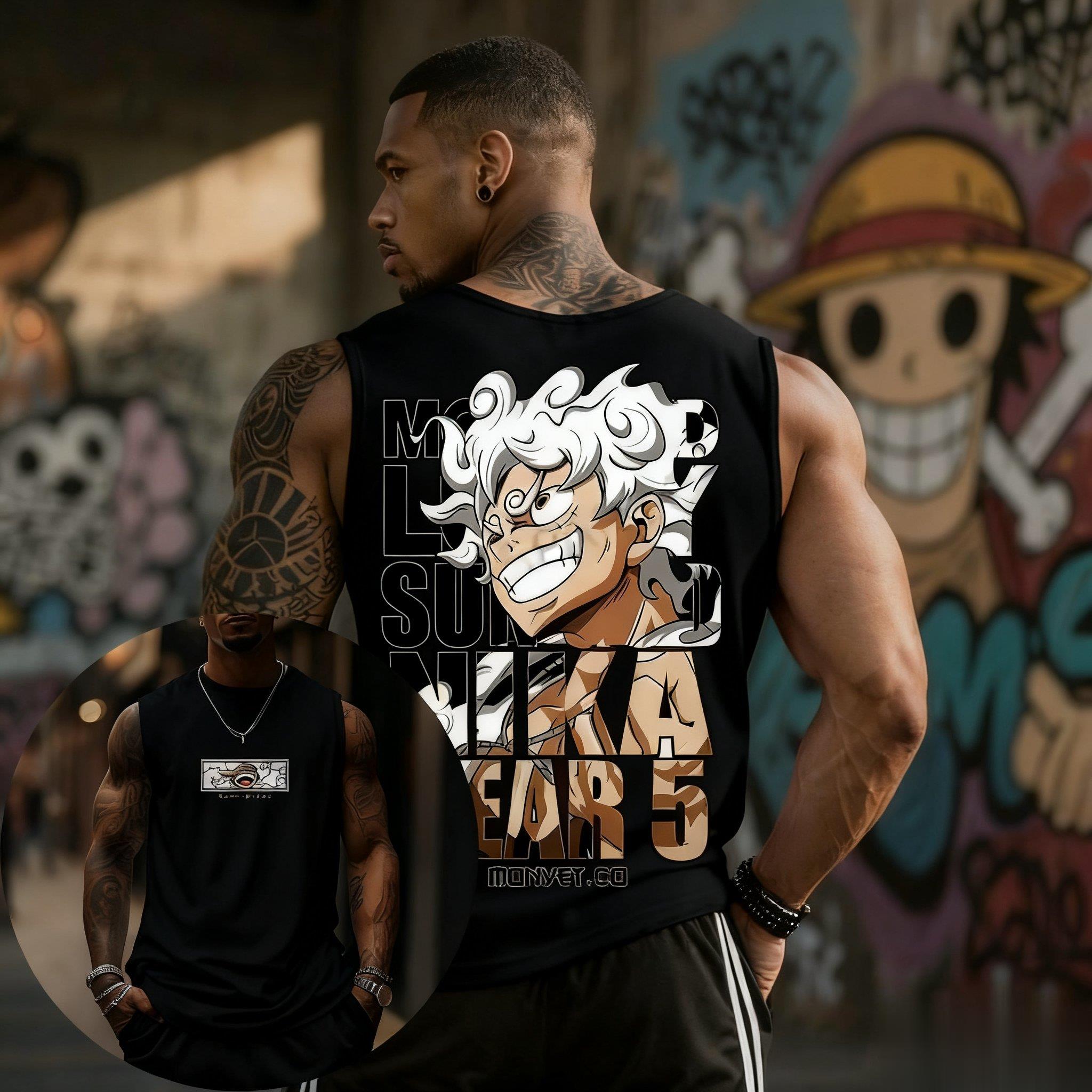 Een Stuk Luffy Gear 5 Tank Top - Streetwear Gym Brand recensie en prijs